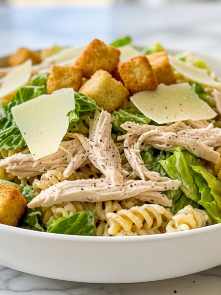 Chicken Caesar Pasta Salad Recipe