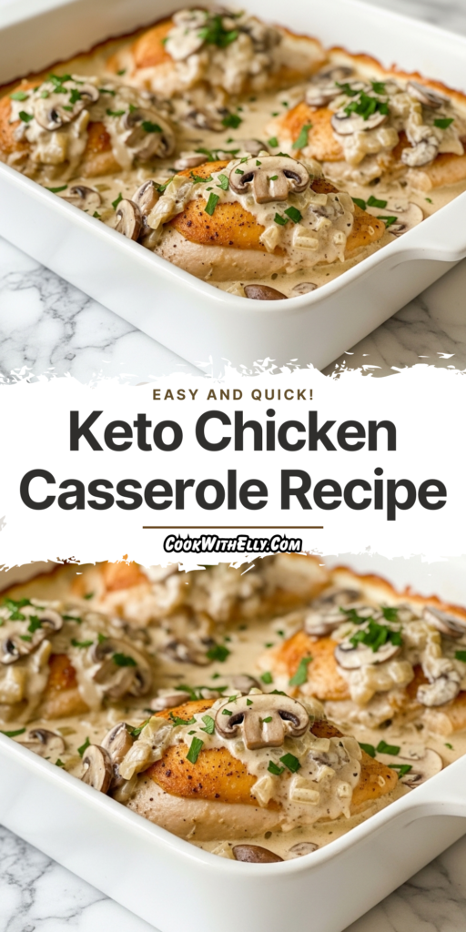 Creamy Keto Chicken Casserole Recipe