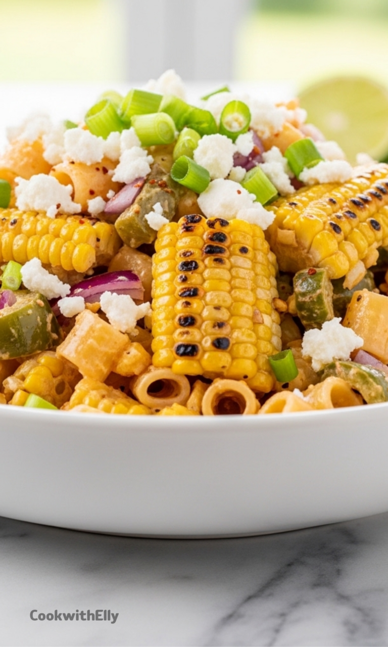 Elote (Street Corn) Pasta Salad Recipe