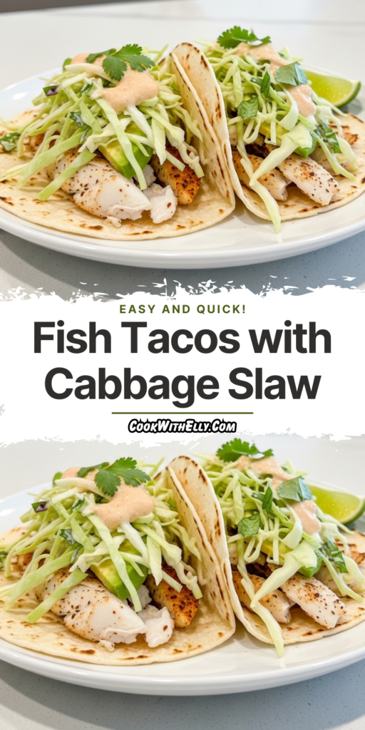 Fish Tacos with Cabbage Slaw Recipe