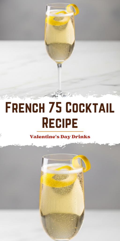 French 75 Cocktail Recipe