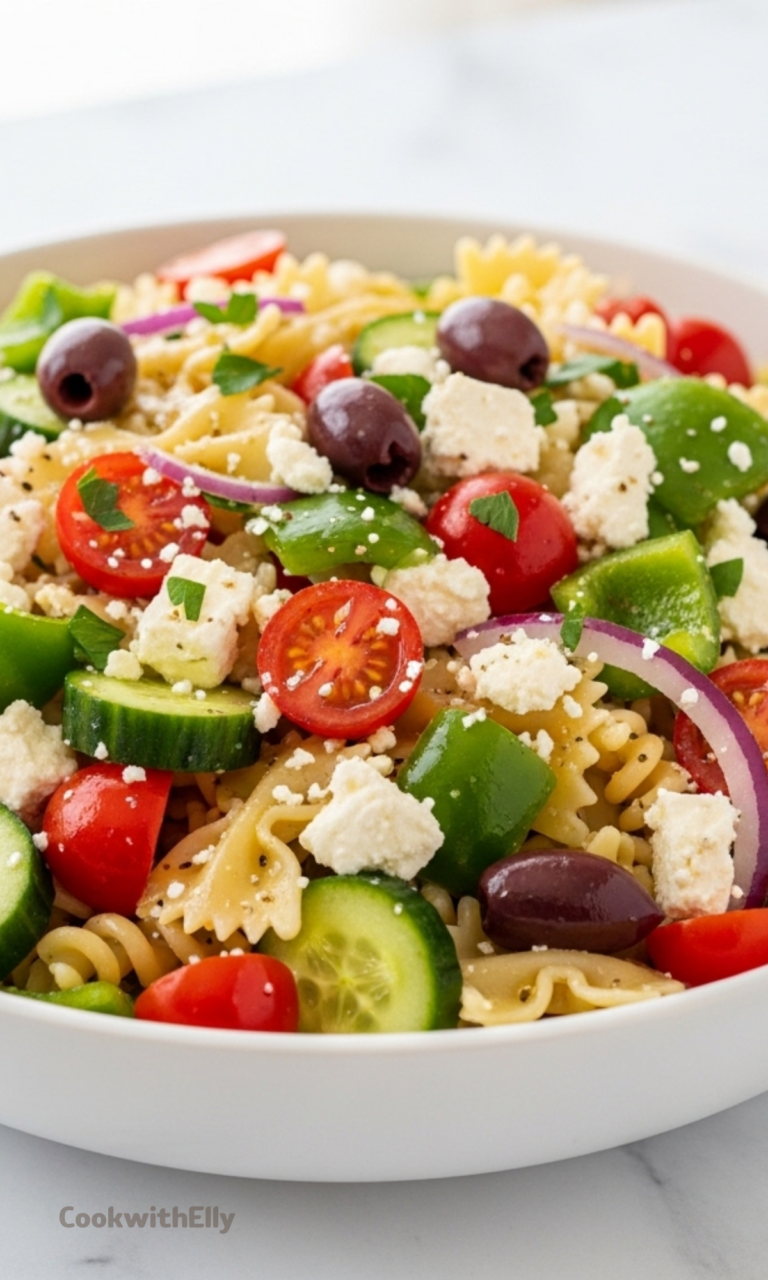 Greek Pasta Salad Recipe