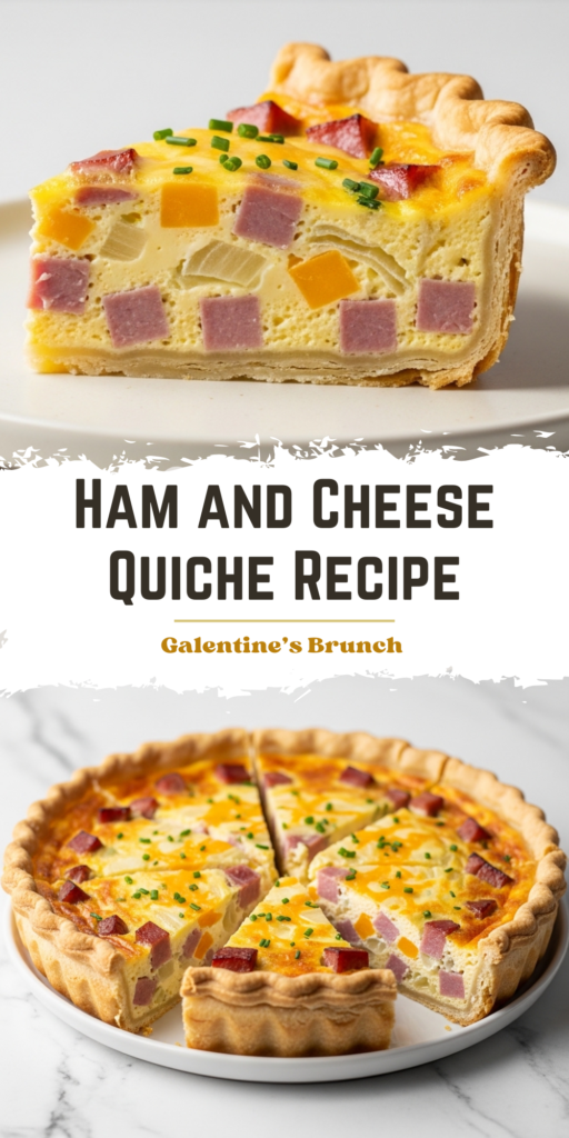 Ham and Cheese Quiche Recipe