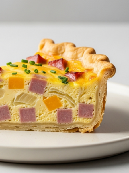 Ham and Cheese Quiche Recipe