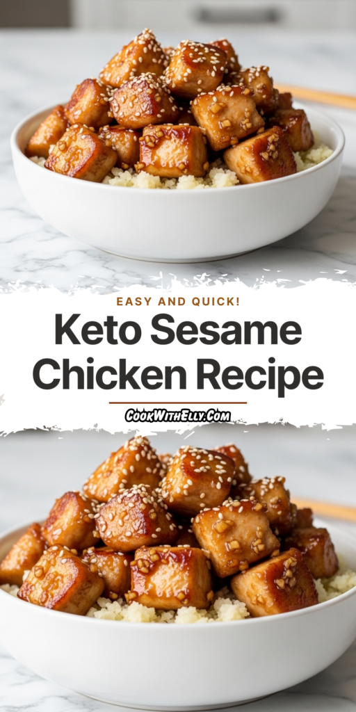 Keto Sesame Chicken Recipe