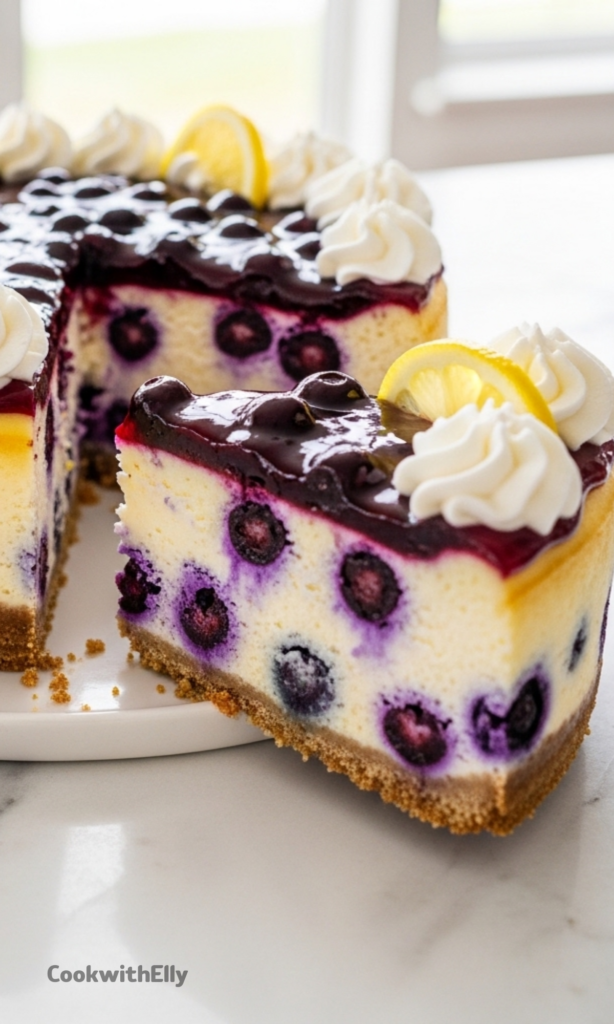 Lemon Blueberry Cheesecake Recipe