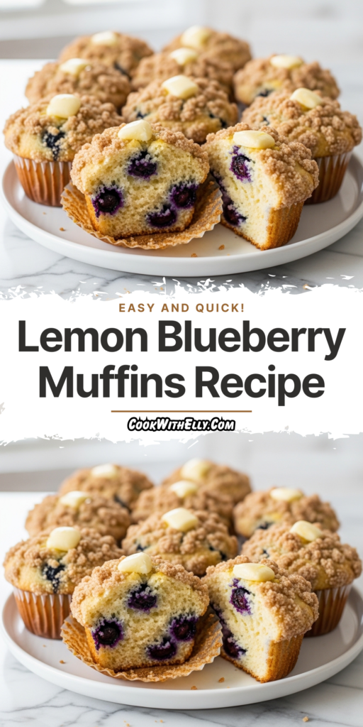 Lemon Blueberry Muffins Recipe