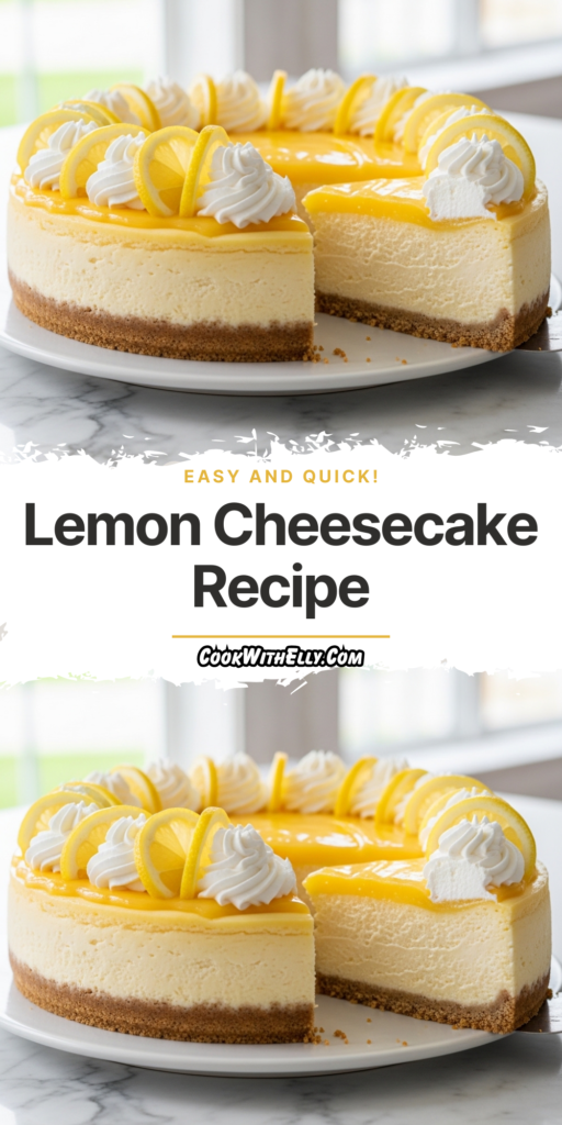 Lemon Cheesecake Recipe