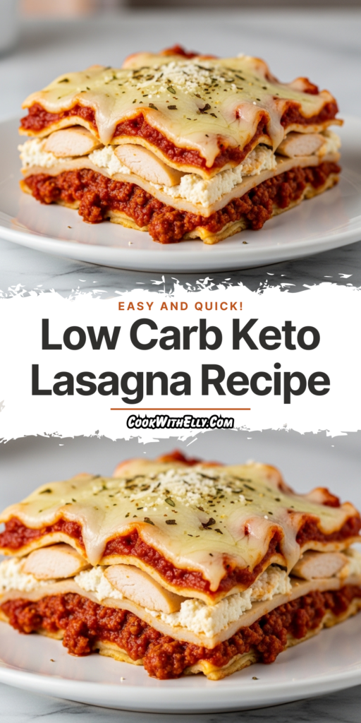 Low Carb Keto Lasagna Recipe
