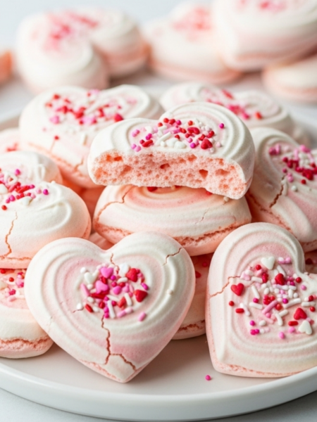 Meringue Hearts Recipe