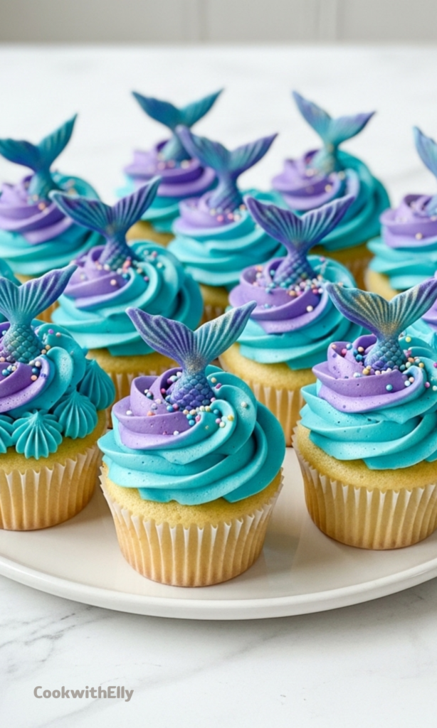 Mermaid Cupcakes Recipe