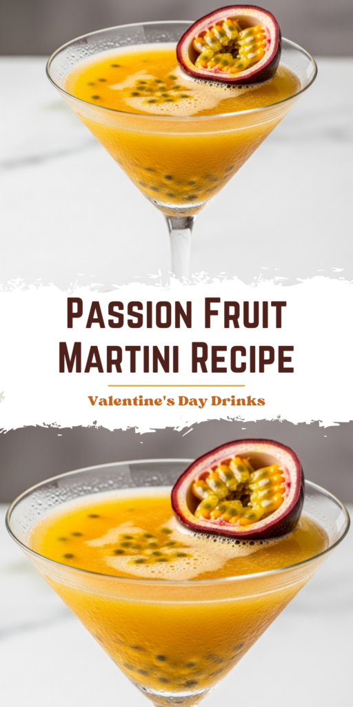 Passion Fruit Martini Recipe