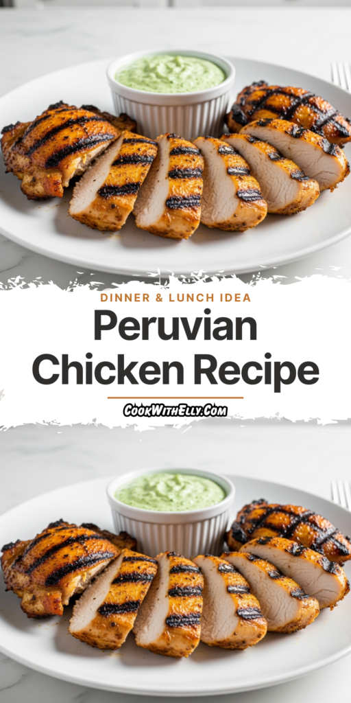 Peruvian Chicken with Green Sauce Recipe