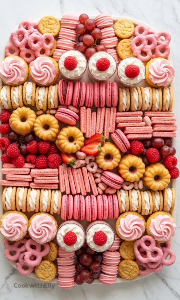 Pink Dessert Charcuterie Board