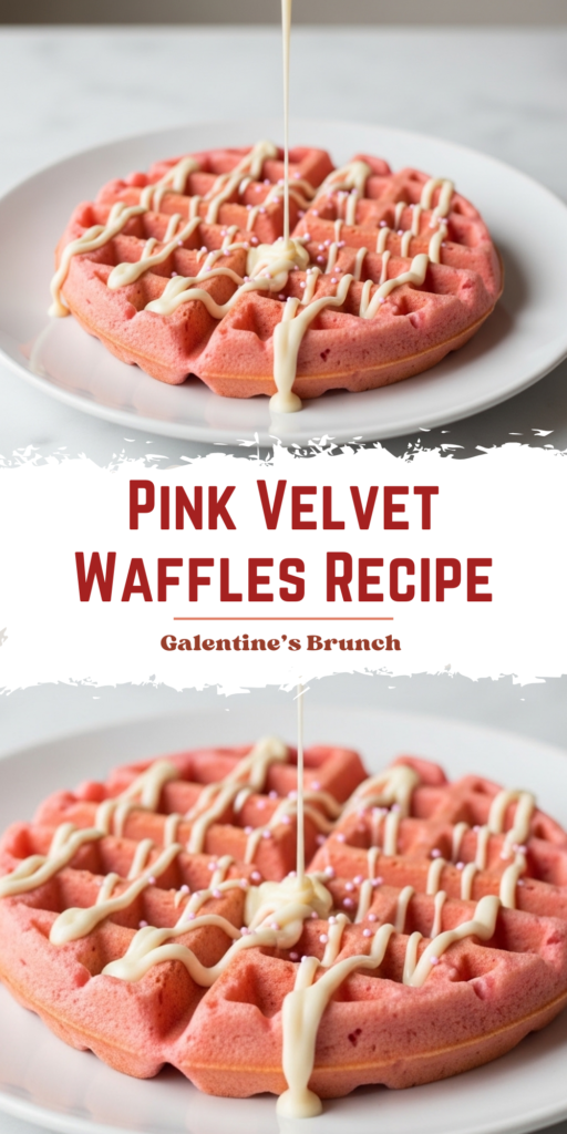 Pink Velvet Waffles Recipe