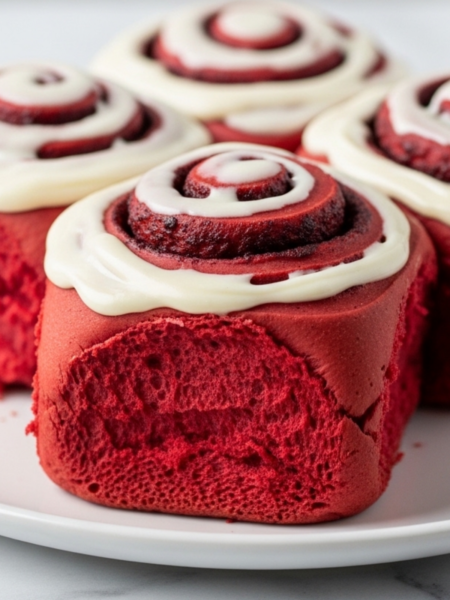 Red Velvet Cinnamon Rolls Recipe