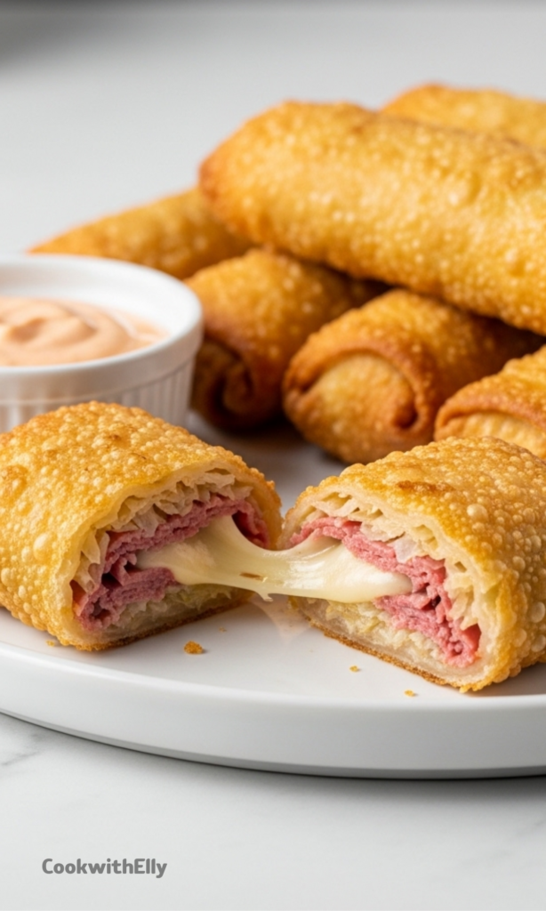 Reuben Egg Rolls Recipe