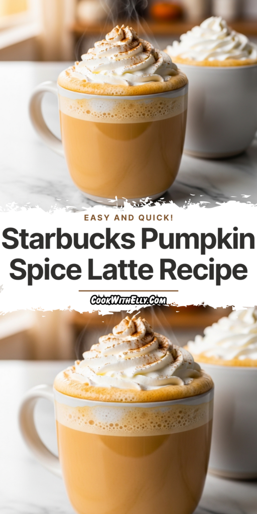 Starbucks Pumpkin Spice Latte Recipe