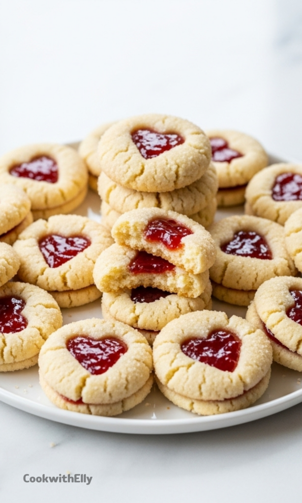 Strawberry Champagne Thumbprint Cookies Recipe