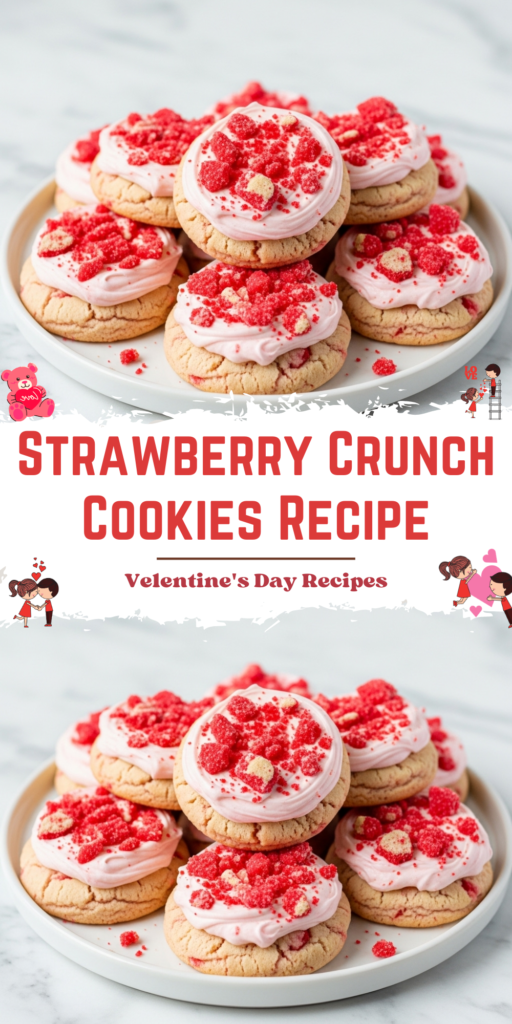 Strawberry Crunch Cookies Recipe