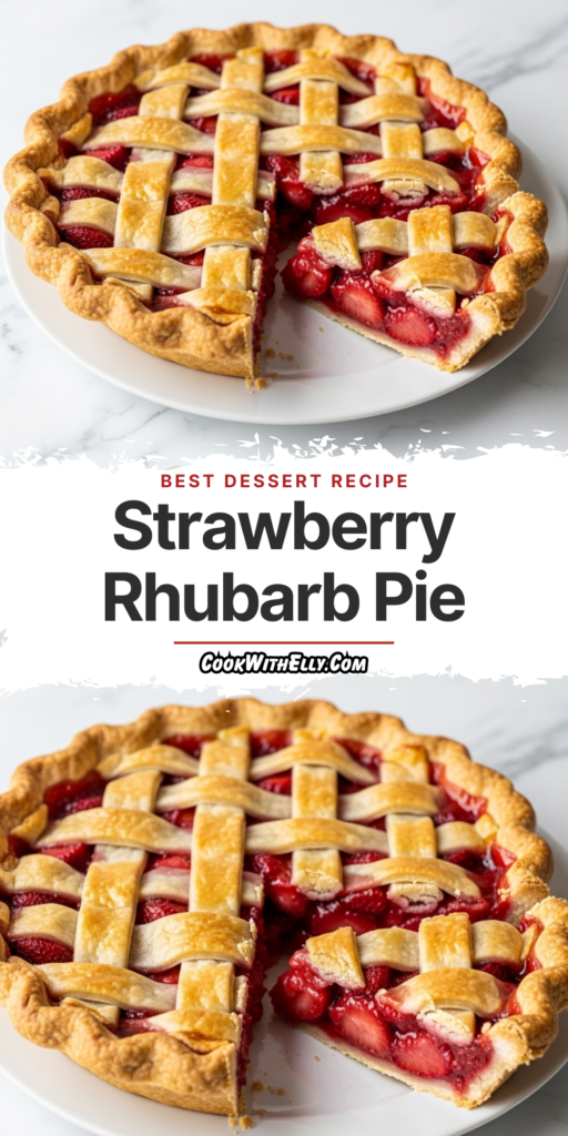 Strawberry Rhubarb Pie Recipe