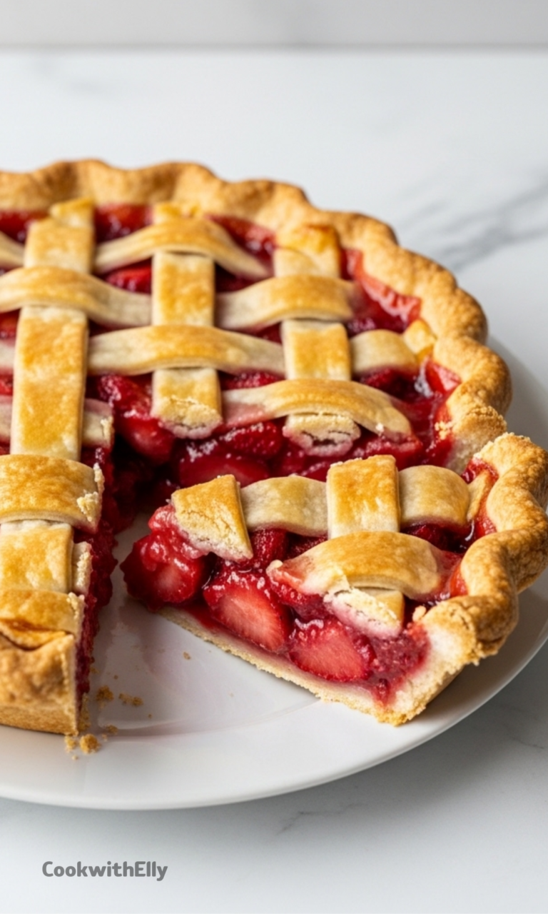 Strawberry Rhubarb Pie Recipe