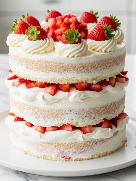 Strawberry Shortcake Cake Recipe