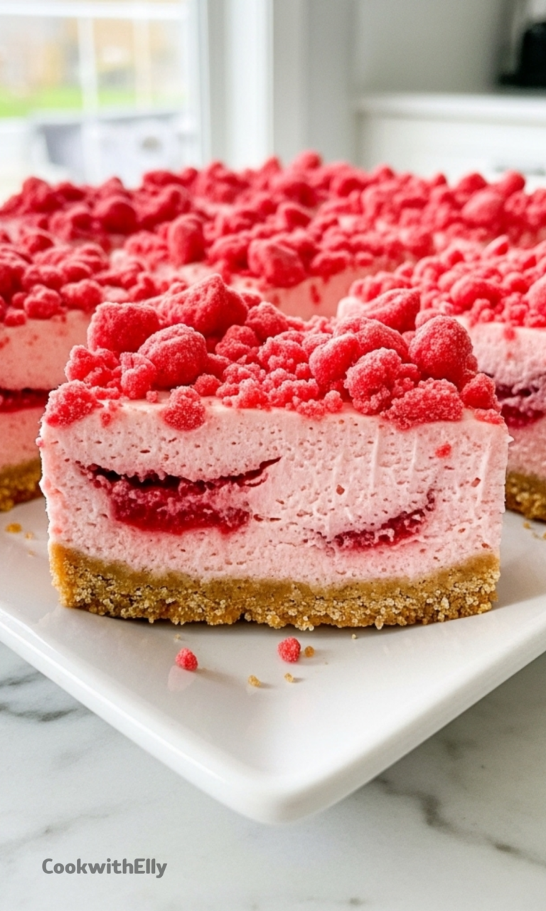 Strawberry Shortcake Cheesecake Bars Recipe