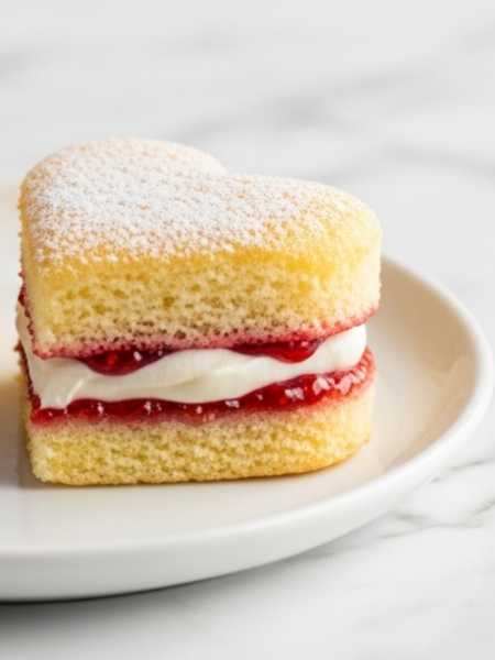 Valentine Mini Heart Cake Recipe