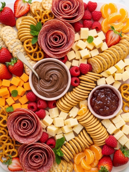 Valentine&rsquo;s Day Charcuterie Board