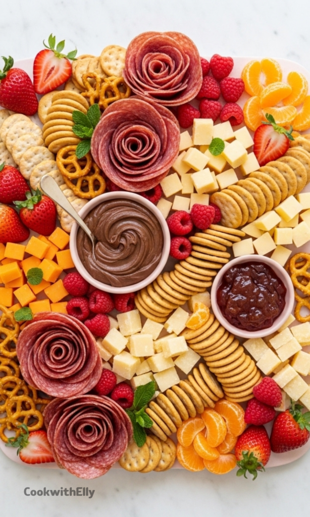 Valentine&rsquo;s Day Charcuterie Board