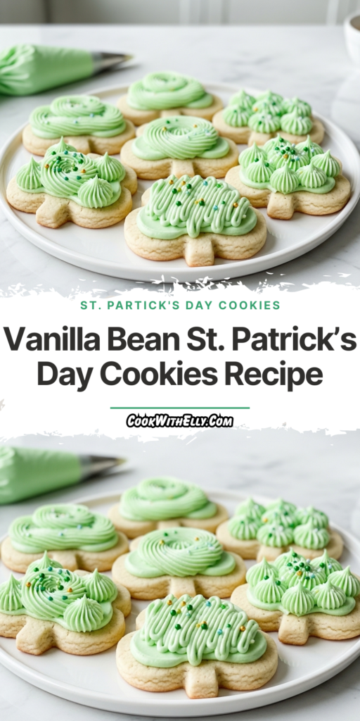 Vanilla Bean St. Patrick’s Day Cookies Recipe