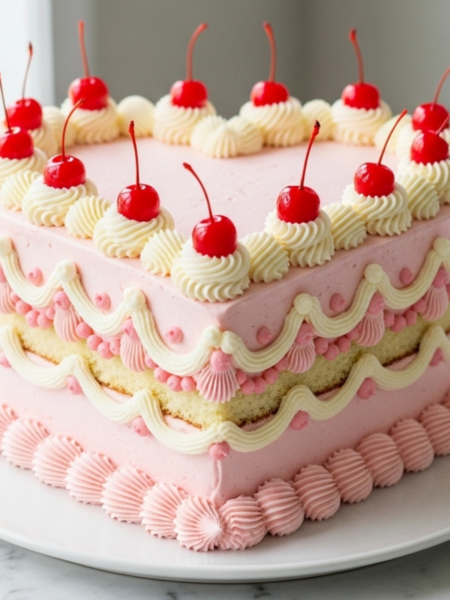 Vintage Heart Cake Recipe