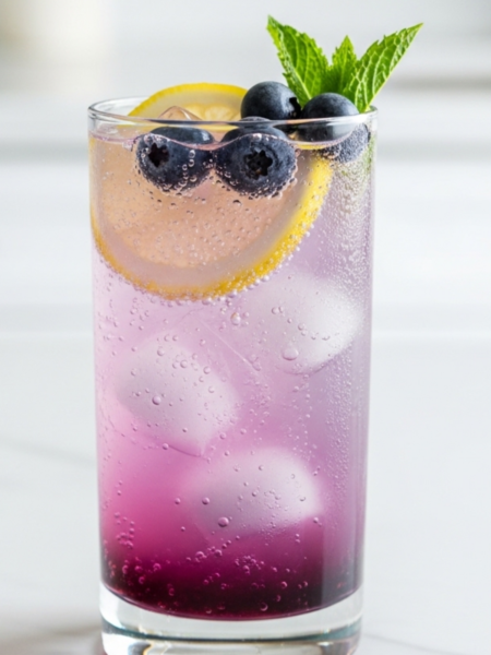Blueberry Lemonade Vodka Cocktail Recipe