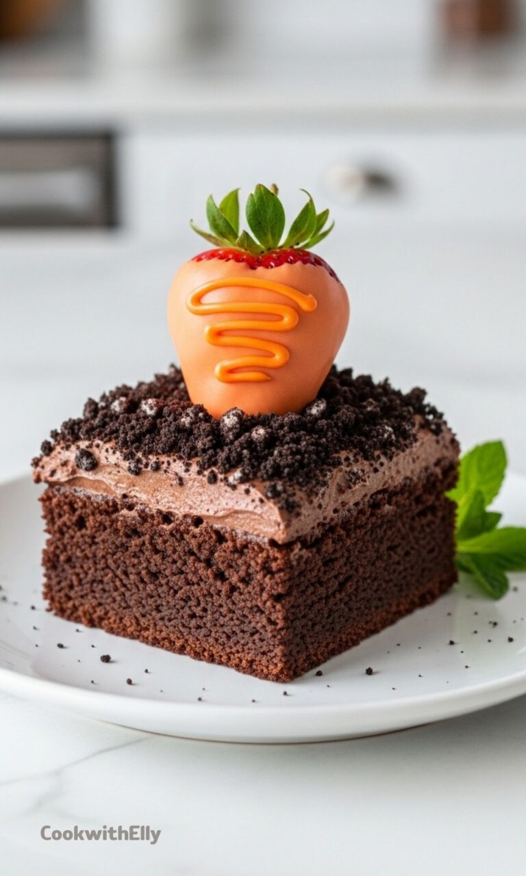 Brownie Carrot Patch Recipe