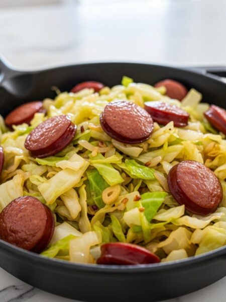 Cabbage and Sausage Skillet Recipe