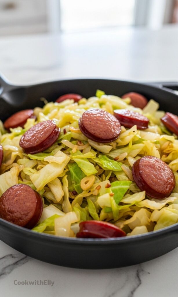Cabbage and Sausage Skillet Recipe