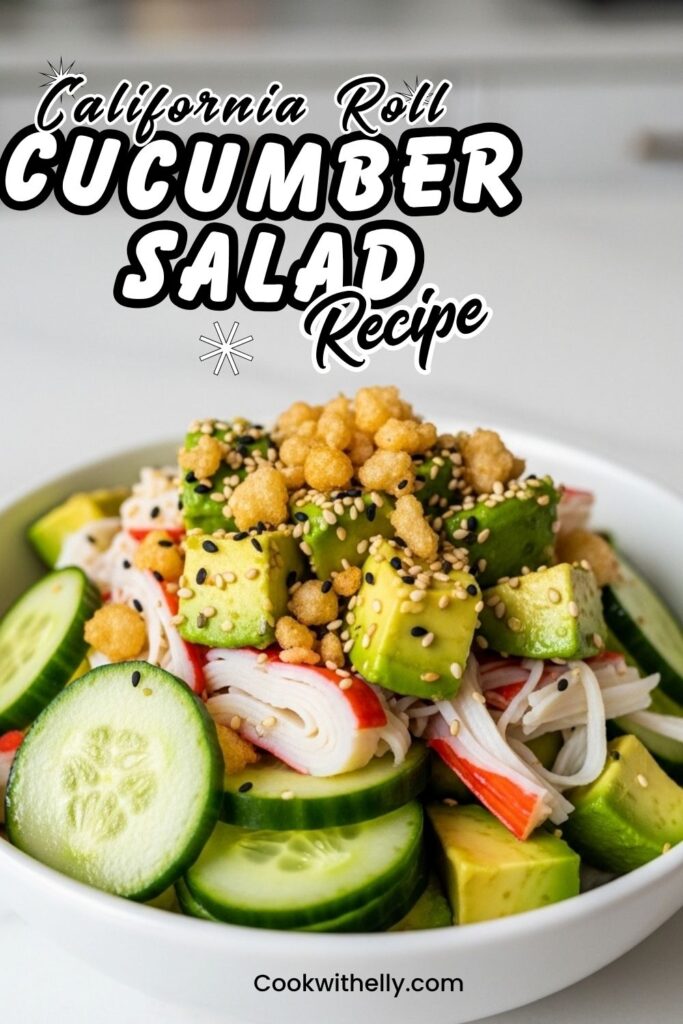 California Roll Cucumber Salad Recipe