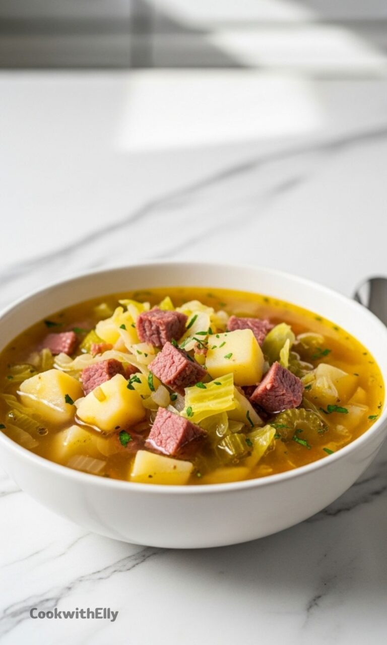 Corned Beef and Cabbage Soup Recipe