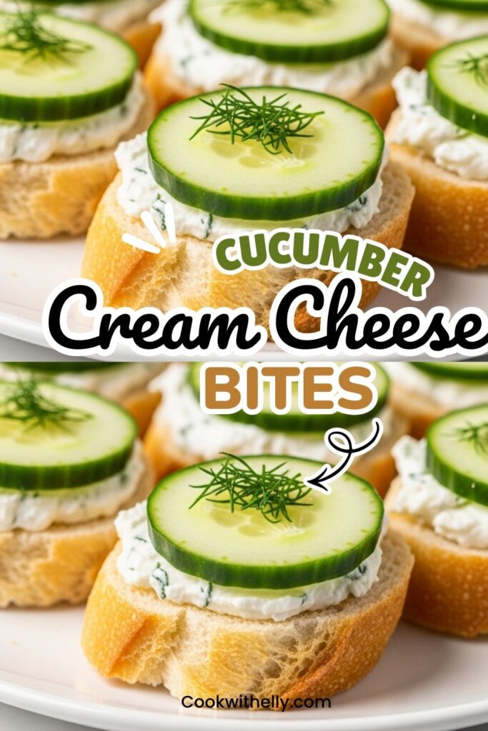 Cucumber Cream Cheese Bites Recipe