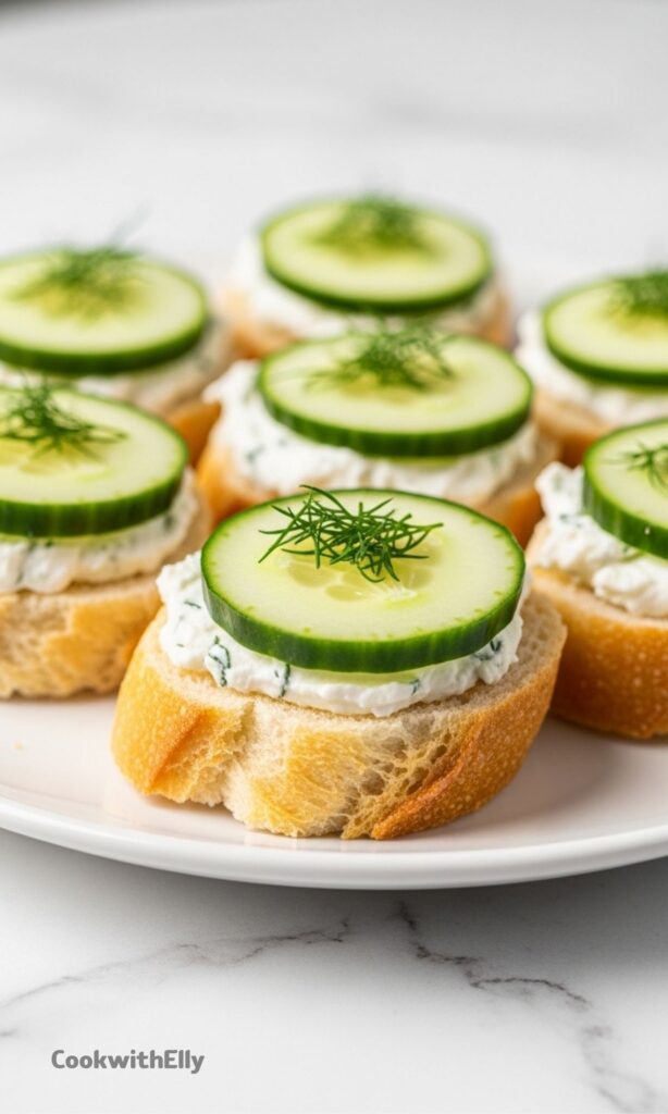 Cucumber Cream Cheese Bites Recipe