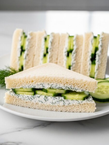 Cucumber Cream Cheese Sandwich Recipe