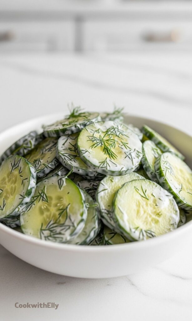 Cucumber Dill Salad Recipe