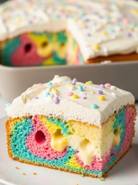 Easter Bunny Poke Cake Recipe