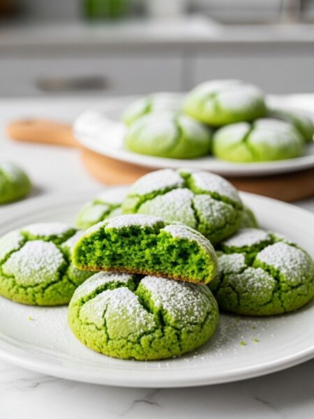 Easy Green Velvet Cookies Recipe