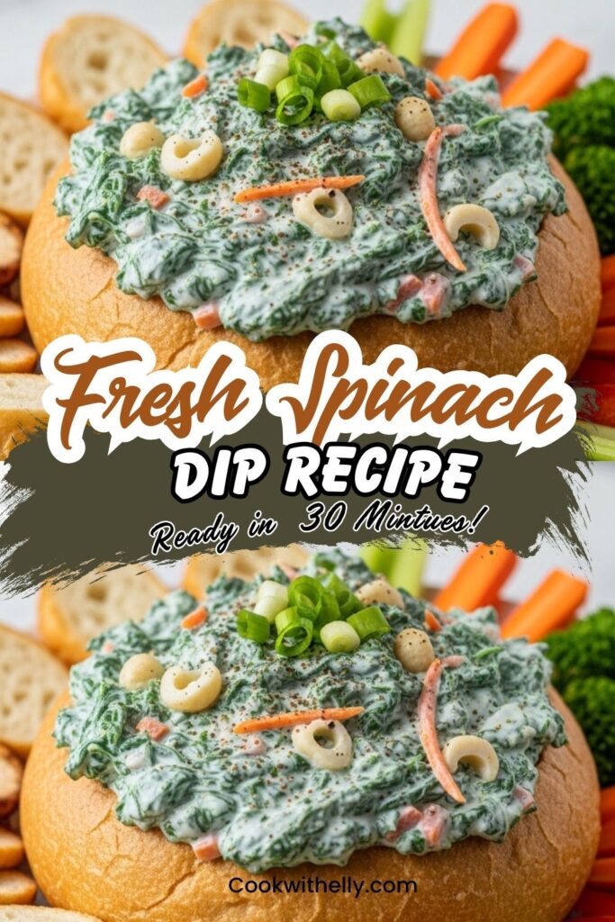 Fresh Spinach Dip Recipe