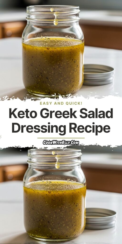 Keto Greek Salad Dressing Recipe