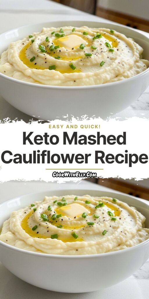 Keto Mashed Cauliflower Recipe
