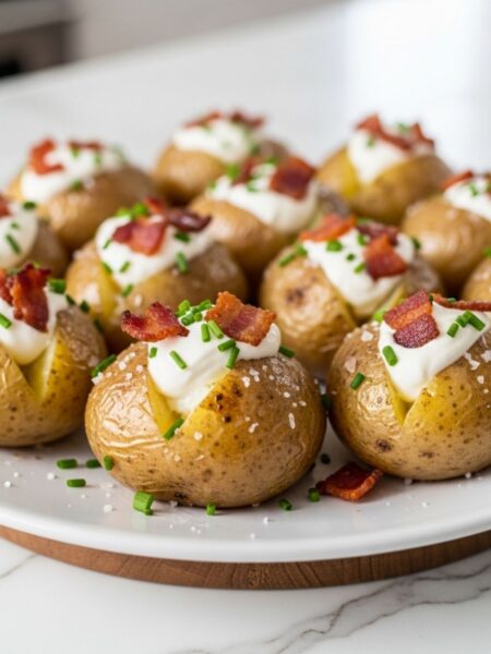Mini Baked Potatoes Recipe