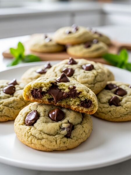 Mint Chocolate Chip Cookies Recipe